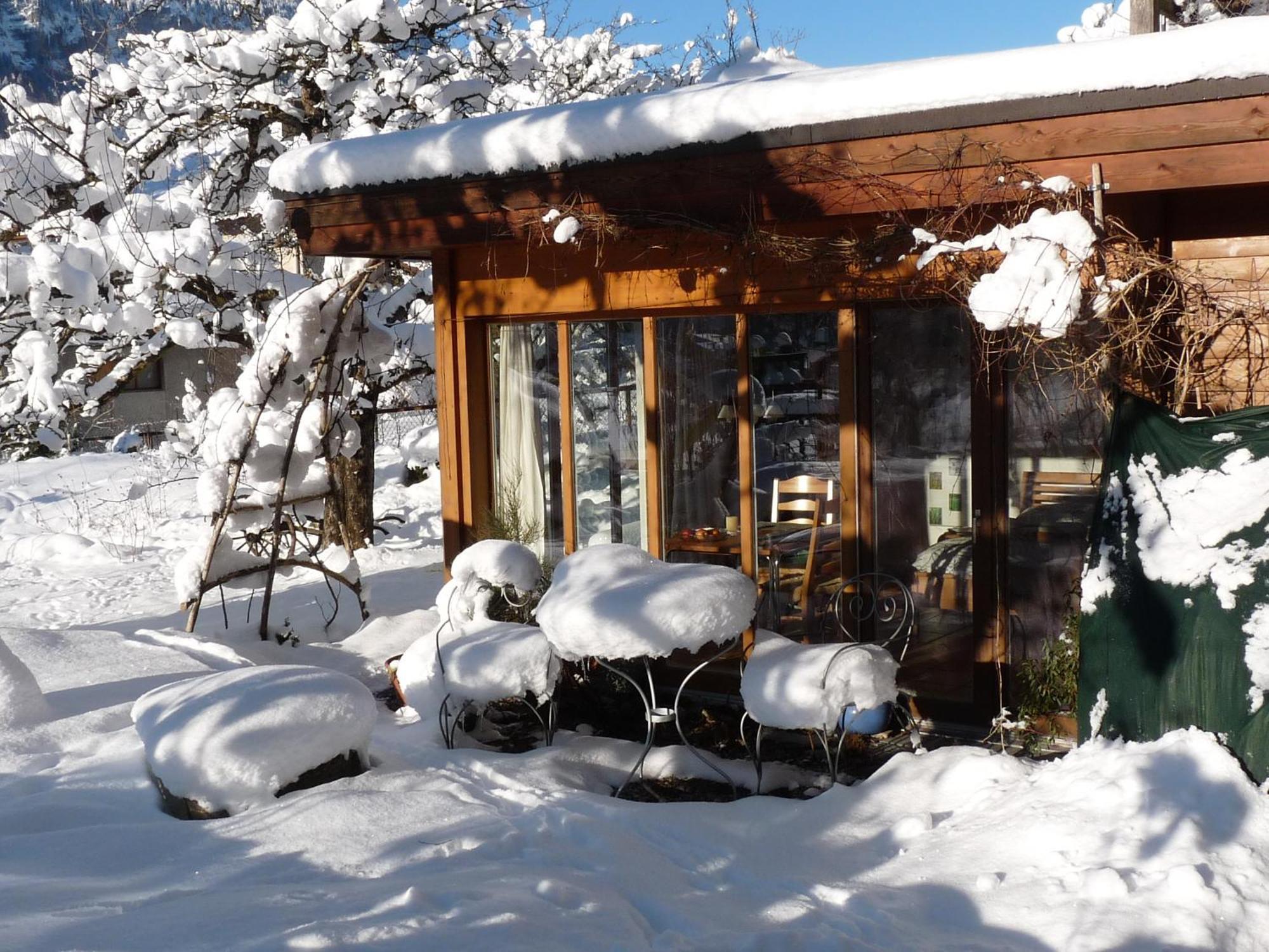 Dunkel Blaue Maus Bed & Breakfast Meiringen Bagian luar foto