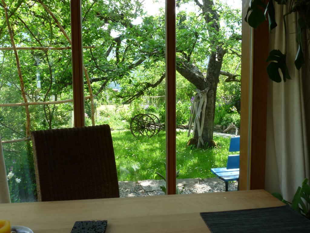 Dunkel Blaue Maus Bed & Breakfast Meiringen Bagian luar foto